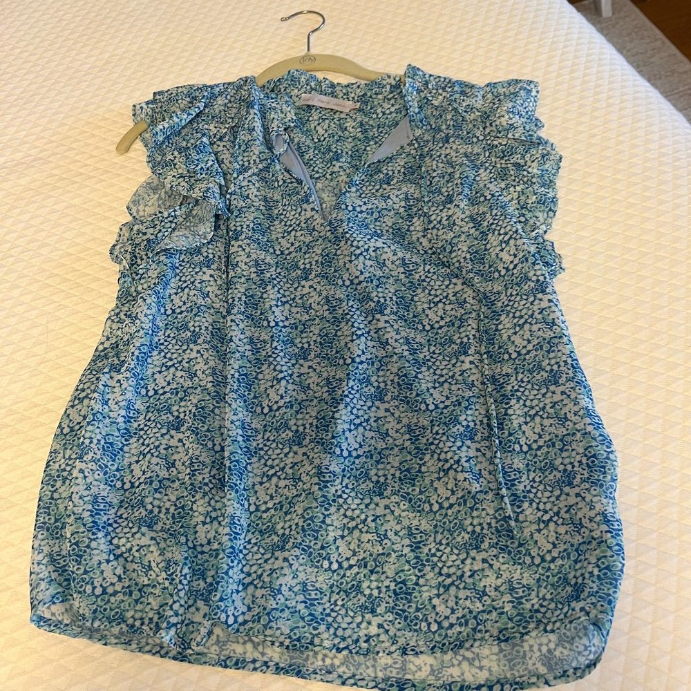 Karl Marc John Print Blouse Size Medium